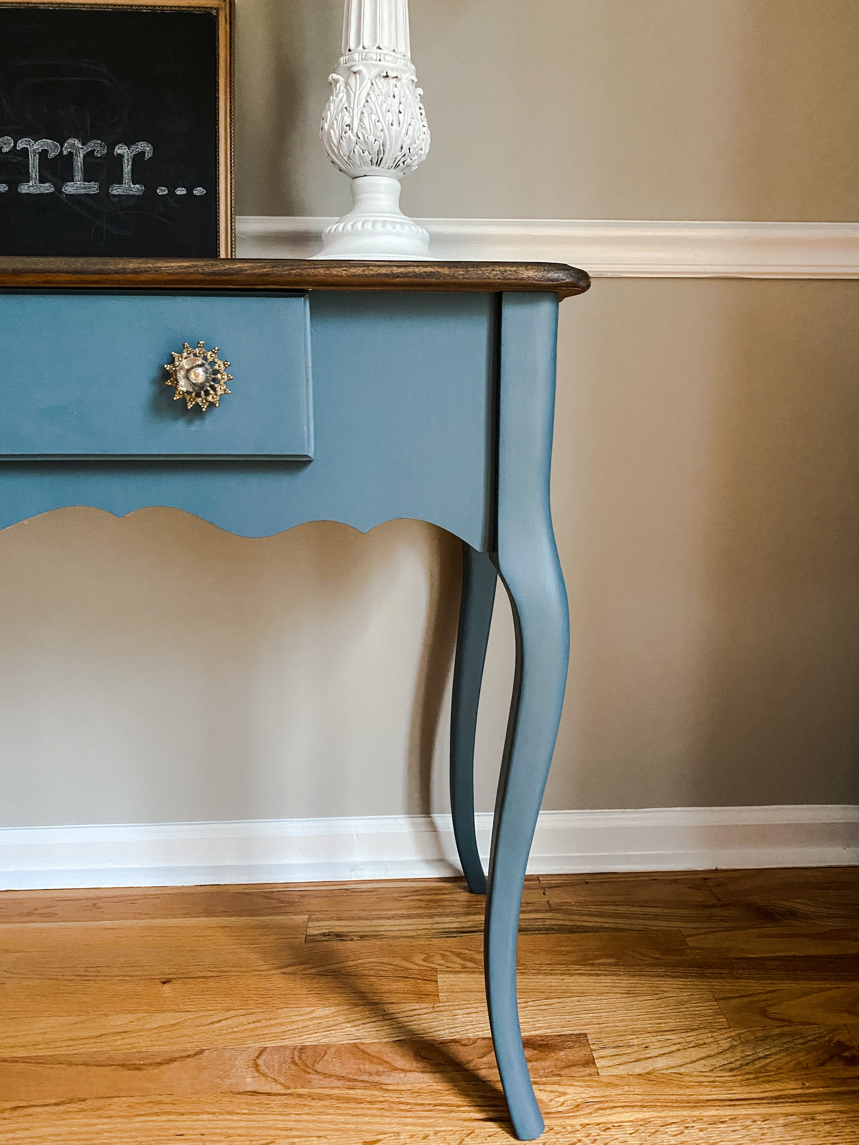 A French Blue Desk